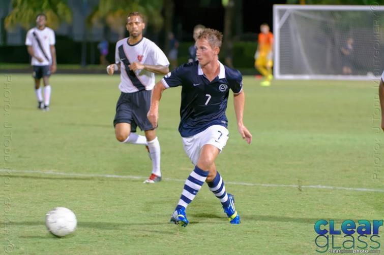 Kristian Speake enjoyed playing soccer in the USA